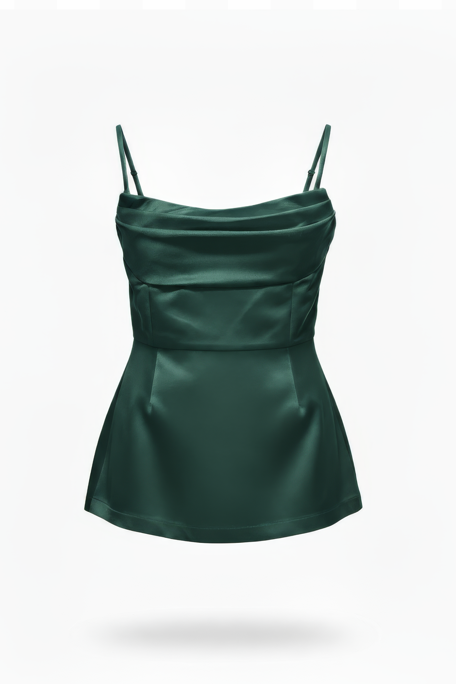 Pleated Designer Top | Emerald Green Melody Top by Siorai