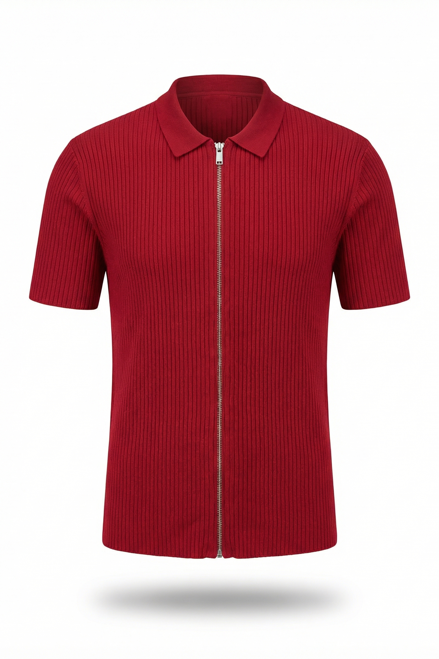 Nolan Knitted Full Zipper Shirt