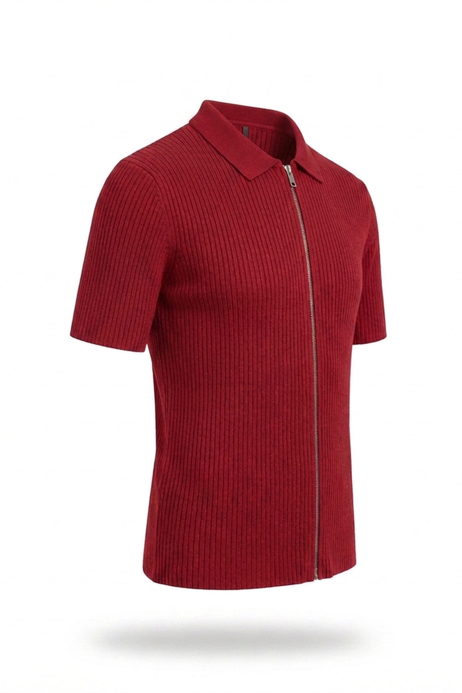 Nolan Knitted Full Zipper Shirt