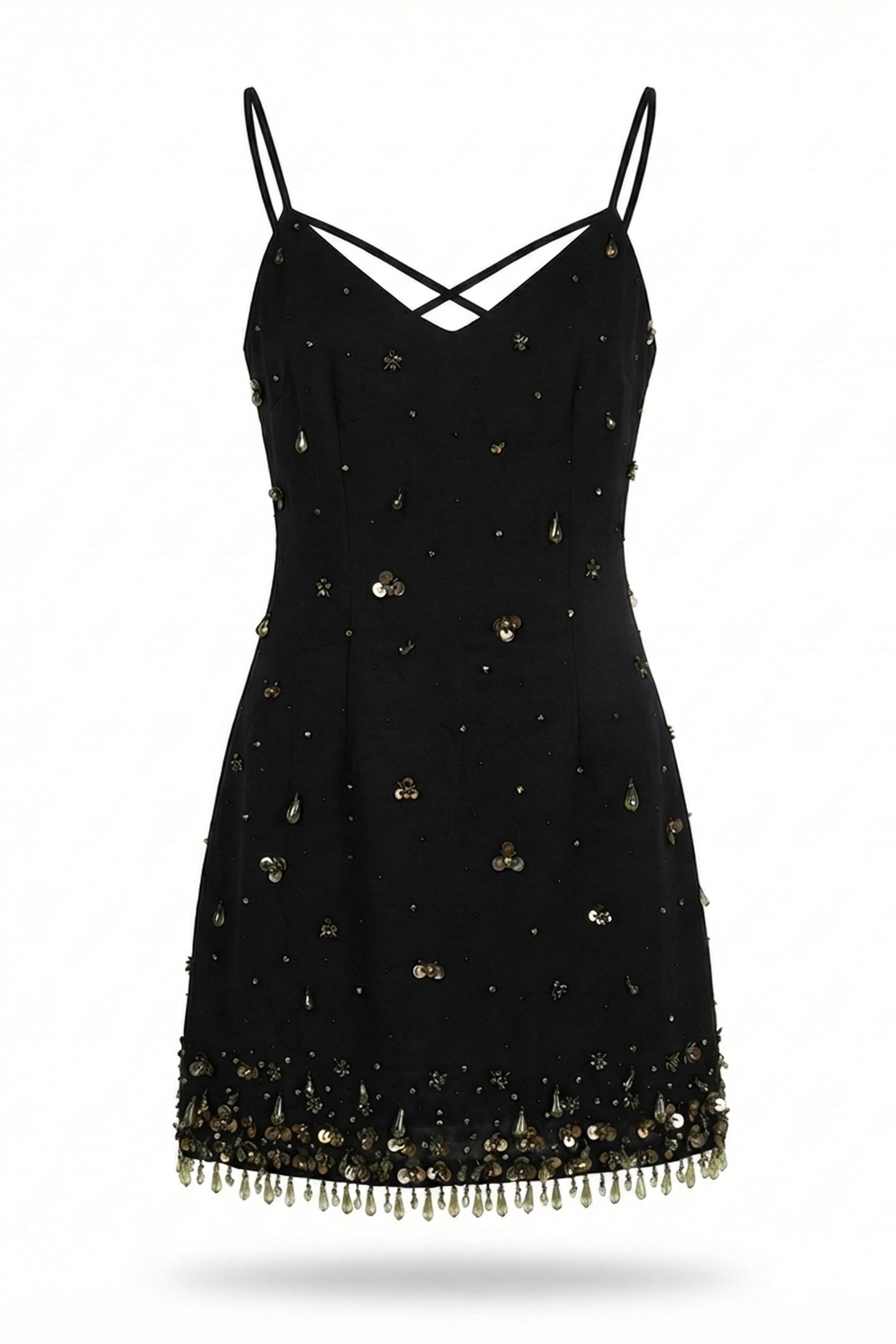 Black Rosella Mini Dress